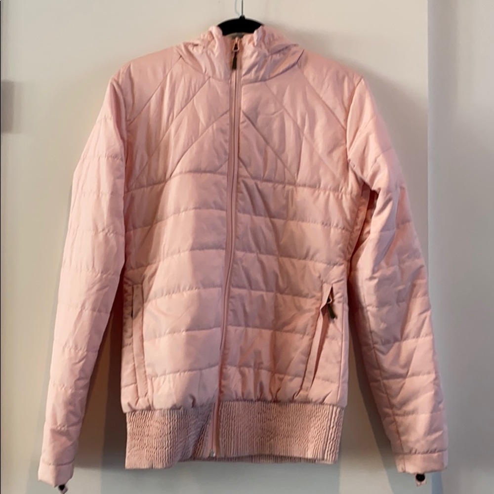 Light pink winter coat